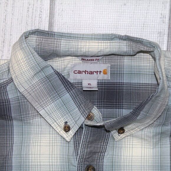 Carhartt Men's Casual Button Down Shirt - Picture 3 of 6